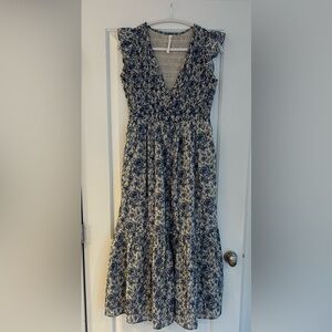 The Peregrine Midi Dress by Anthropologie